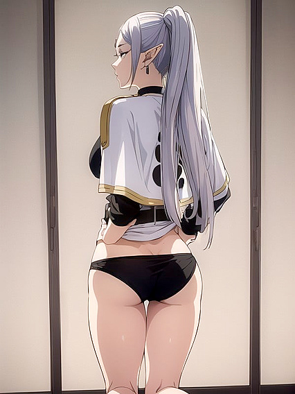 Detailed Screencap: She Shows Her Perfect Ass While Looking at You in Hentai AI Porn