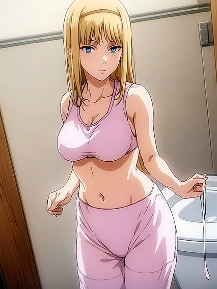 Ymir Fritz from Attack on Titan Wears Rainbow Crop Top in Steamy Hentai Scene