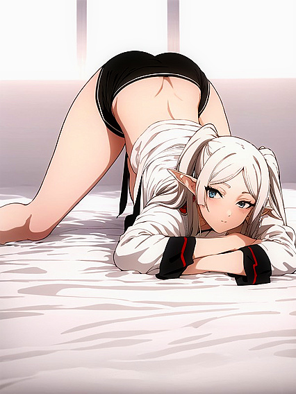 Bathroom hentai fun with Jack O’Lantern pose in cozy pyjamas