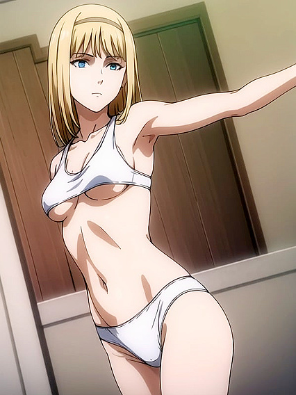 Ymir Fritz from Attack on Titan Enjoying Intimate Bathroom Moments Alone
