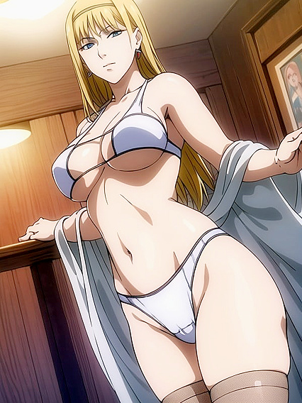 Detailed Fishnet and Stocking Action in Seductive Hentai Scenes