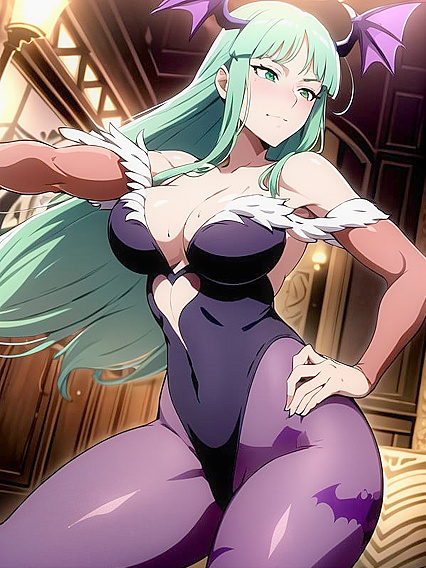 Bottom-Up Action with Hands on Hips in Seductive Hentai Scenes