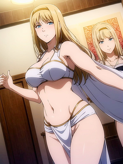 Underboob Temptation at the Dance Bar in Steamy Hentai Action