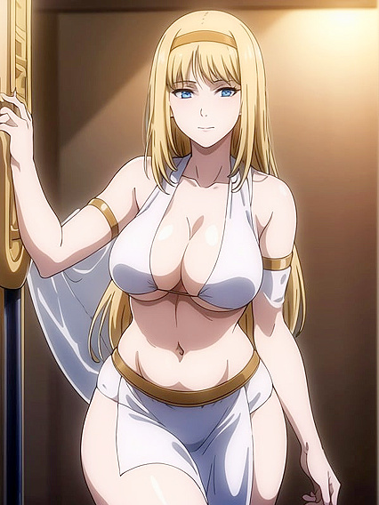 Mischievous 18-Year-Old Smiles and Blushes in Seductive Hentai Scenes