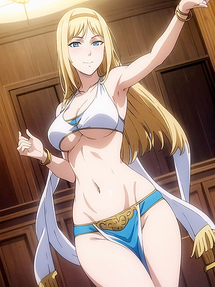 Solo Dancer Performs Sensual Movements in Detail-Filled Hentai Scenes