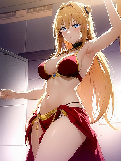 Detailed Screencaps: Dancing with Hands on Hips in Seductive Hentai Scenes