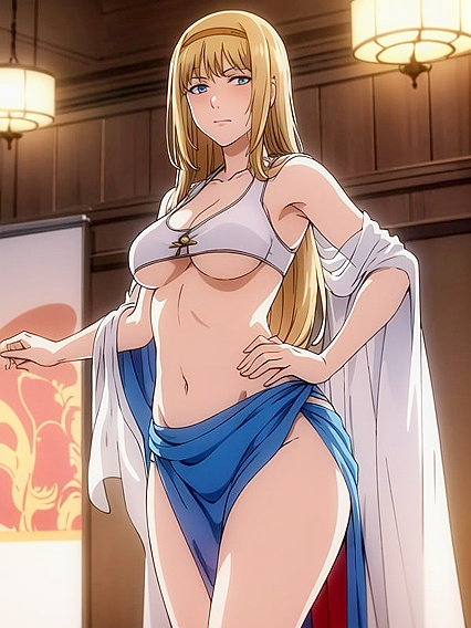 Blushingly Mischievous Girl 18+ Shows Off Her Underboob and Poses Seductively