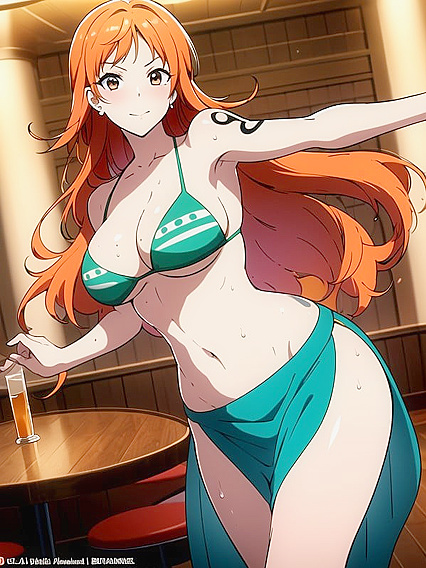 Bottom-Up Action at the Bar in Seductive Hentai Adventure