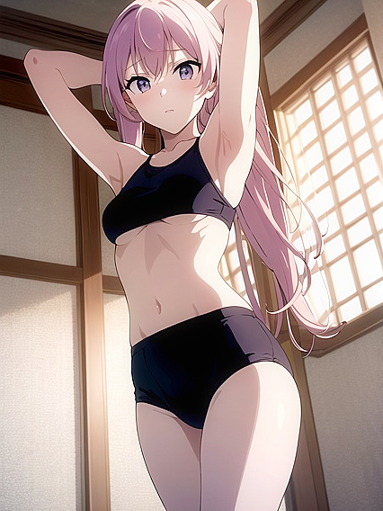 Sporty Underboob Action in Sexy Shorts for Sizzling Solo hentai Pleasure