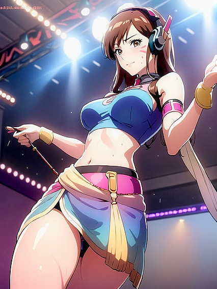 Belly Dancer Seduces at the Bar in Steamy Hentai Action