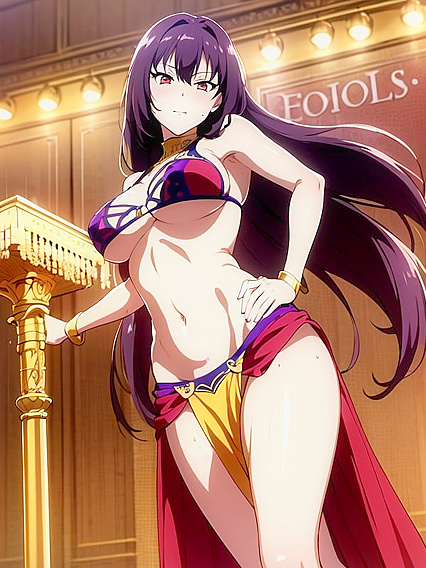Wet Clothes Dance Reveals Sultry Underboobs in Seductive Hentai Action