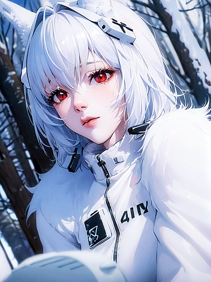 WintertimeSnowForest WhiteFurandCoat UltraRealKHentaiAIPorn