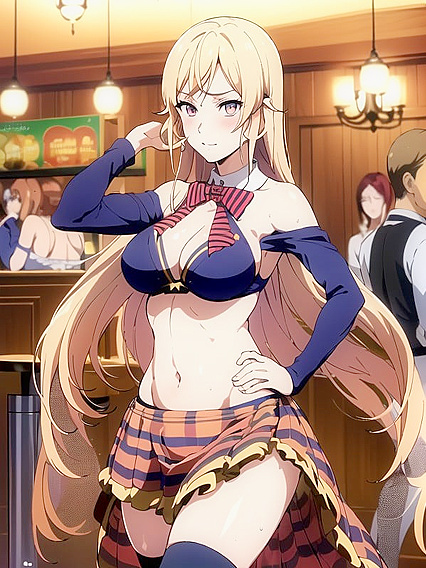 Sweaty Belly Dancer in Thong Tempts You in Steamy Hentai AI Image