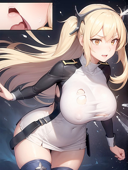 Thick Bodysuit slut with Expanding Breasts in Mind-blowing Hentai Action