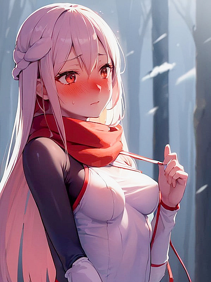 Breast Grabbing Fantasy in a Forest Lit by Glowing Blue Fireflies Hentai AIPorn