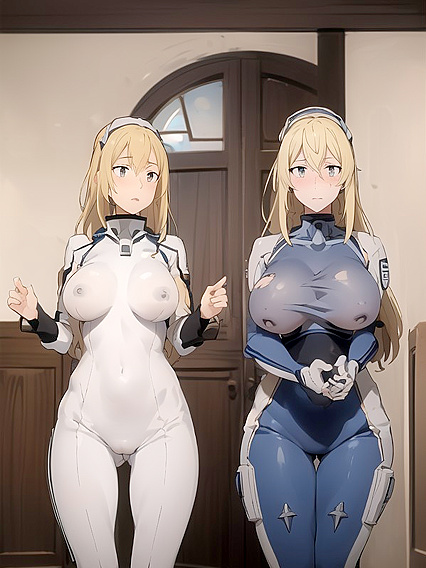 Sci-Fi hentai fantasies come alive with thickly dressed allure