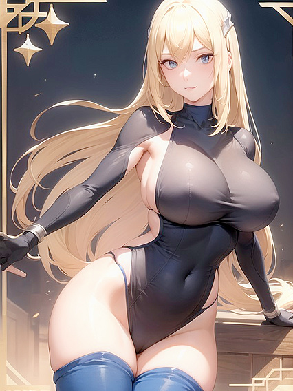 Blonde Teen 18+ Tempts You in Sultry Solo Hentai Action