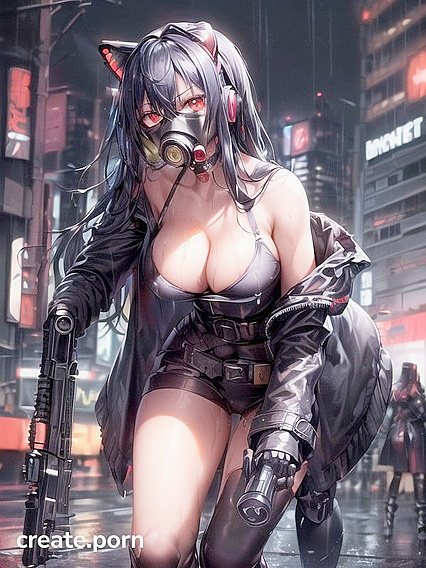 Steampunk Duo in Black Hooded Coats Explore Erotic hentai Adventures
