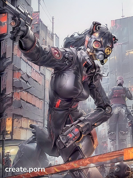 Cyberpunk Robot Girl 18+s Battle Monsters in Action-Packed Hentai Bliss