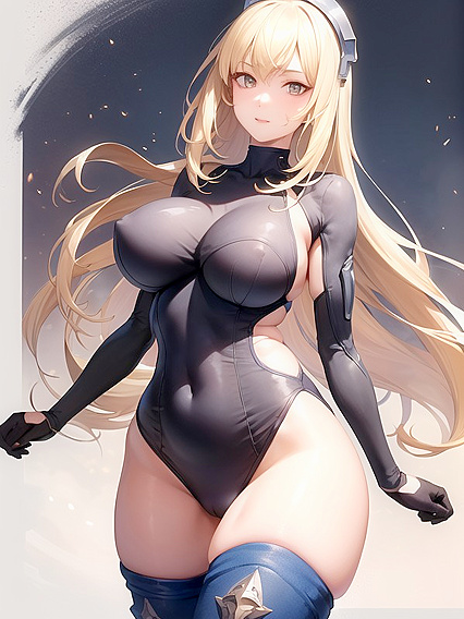 Massive Breasts and Seductive Brown Eyes Stare at You in This hentai Masterpiece