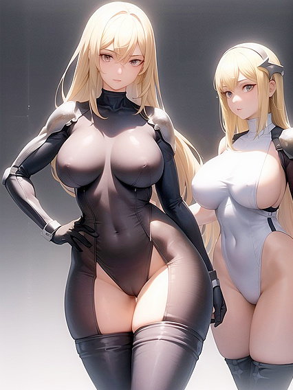 Blonde Beauty with Luscious Long Locks EnjoyingMind-Blowing Hentai Pleasure