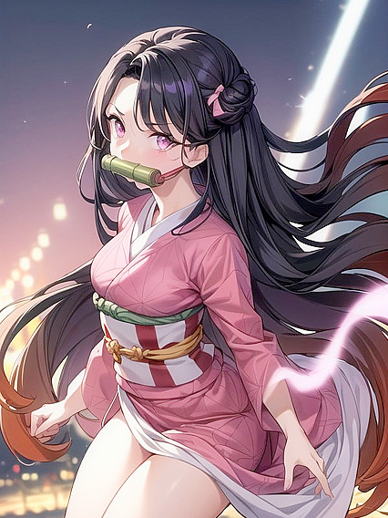 Thick Lines and Nighttime Tokyo Skyline Heat up the Hentai Action