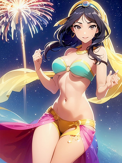 Jasmine from Aladdin in High-Quality Masterpiece Hentai Scenes