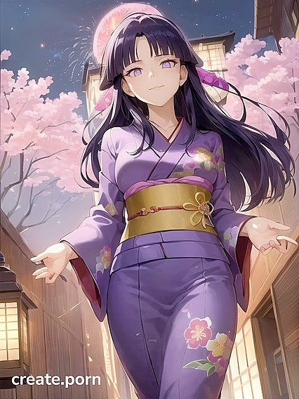 Sakura Garden New Year's Eve: Light Enhances Her Beauty in Mind-Bending Hentai Pleasure
