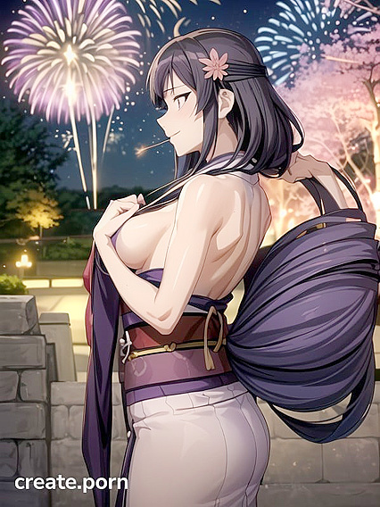 Glistening Oiled Skin Under the Starlit Sky in Sensual Hentai Scenes