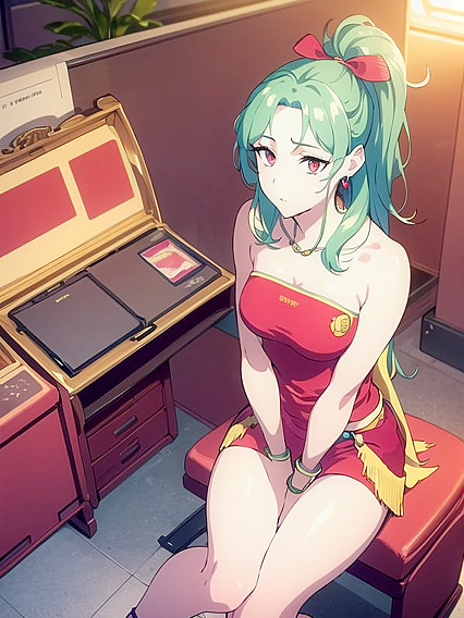 Office Seduction: Detailed Screencap of-crossed Legs in Horny Hentai Action