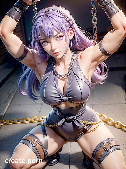 Muscular Chick in Armor-Plated Bikini Takes On Intense Hentai Action