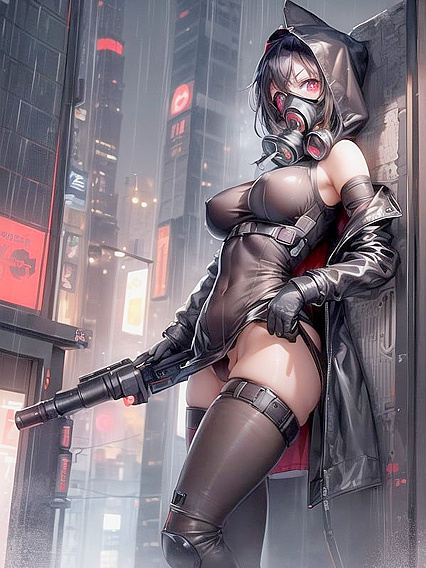 Form-Fitting Outfits and Blurry Action in This Horror hentai Masterpiece