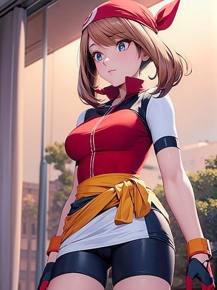 May from Pokémon Gets Intimate in Ultra-Detailed Waist Shots