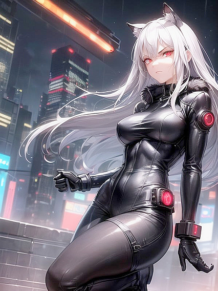 Fur Coat and Spray BDSM Action with Masked hentai Pleasure