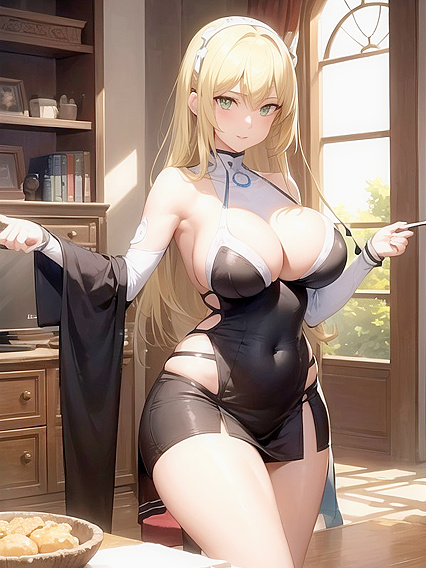 Massive Breasts and voluptuous Hips in Busty Hentai Action