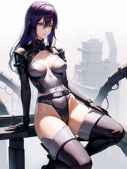 Kusanagi from Ghost in the Shell Takes Control in Sultry Hentai Scenes