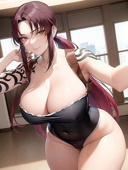 Happy Brunette Enjoying Thick Action in Sensual Hentai Scenes