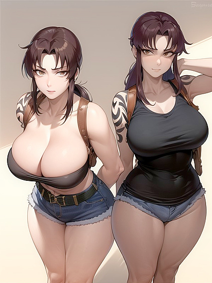 Thick-Thighed Beauty with Ponytail Enjoying Blissful Hentai Pleasure