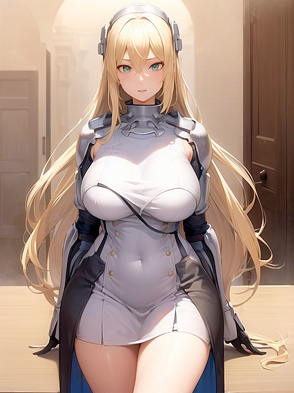 voluptuous Beauty with Green Eyes Enjoys Thick hentai Action