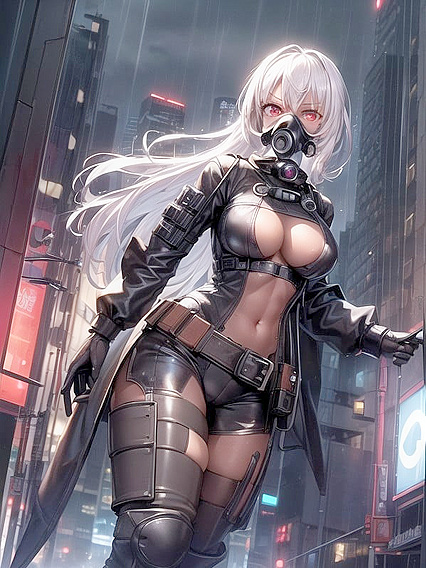 Steampunk Horror Masterpiece: Rasty's Massive Revolver Targets You for Intense hentai Pleasure