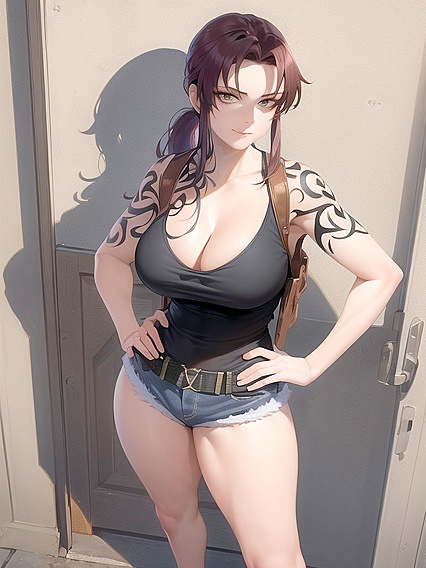 Happy Green-Eyed Model Seduces You in Sensual Hentai Action