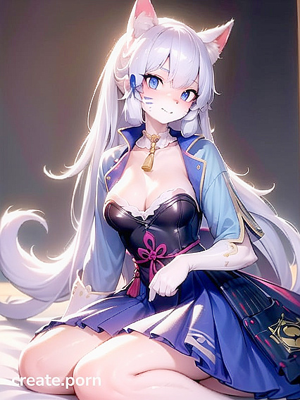 Kamisato Ayaka from Genshin Impact Gets Wild in Furry Hentai Action