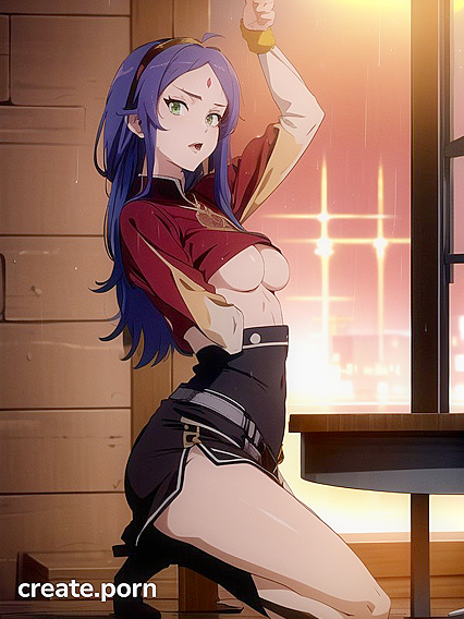 Black-Haired Beauty Shaves Pubes Before Steamy Club hentai Scene