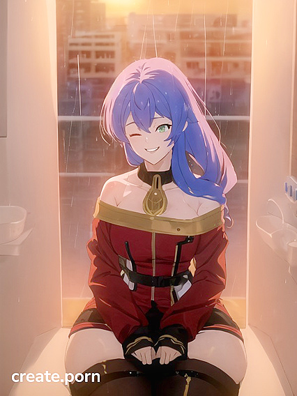 Grinning 18-Year-Old Shows Off Her Thick Curves in Seductive Hentai Scenes