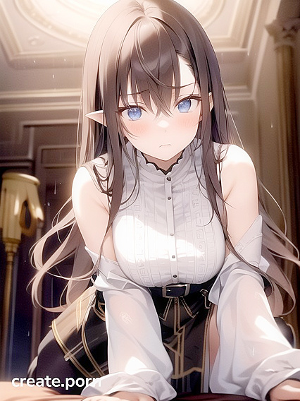 voluptuous Chocolate-Skinned Beauty Enjoys Intense Solo Hentai Pleasure