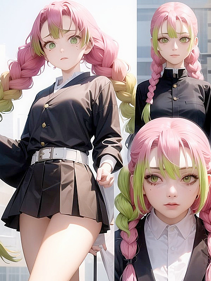 Mitsuri Kanroji from Demon Slayer Stars in Sultry Hentai AI Action
