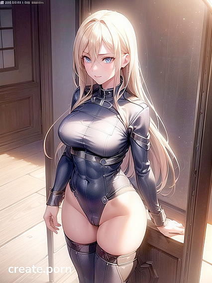 Blonde Bombshell Shows Off Her Fit Body in Waist-Shot Hentai Action