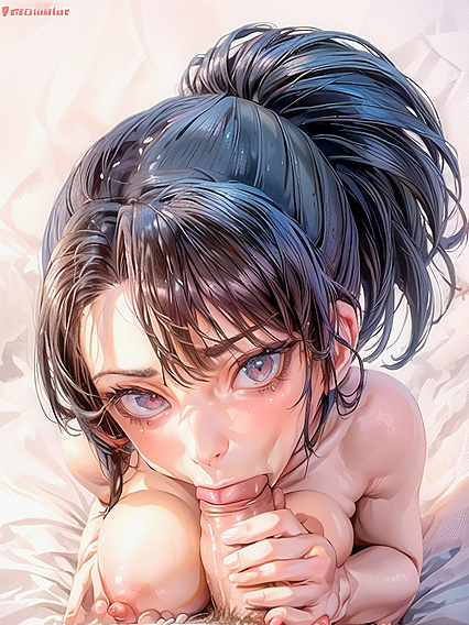 Top-Down Kneeling Action in Steamy Hentai AI Porn Scenes
