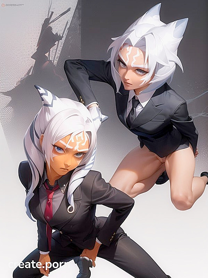 Ahsoka Tano in Office Pants and Business Suit for Steamy Star Wars Hentai Action