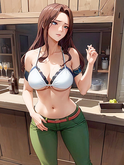 Cana from Fairy Tail Stands Tall in Solo Hentai Sensation
